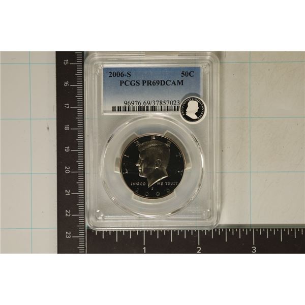 2006-S KENNEDY HALF DOLLAR PCGS PR69 DCAM