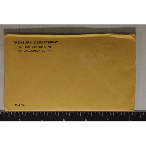 SEALED 1960 US SILVER PROOF SET (WITH ENVELOPE)