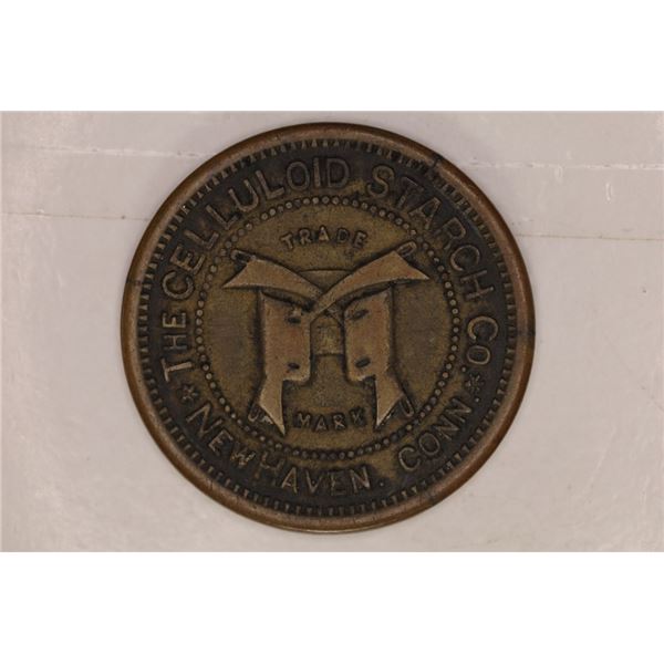 THE CELLULOID STARCH CO. CONNECTICUT TOKEN