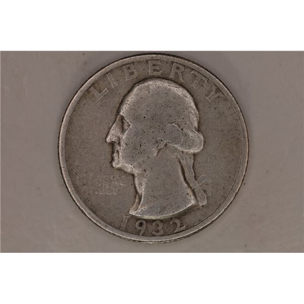 KEY DATE 1932-D WASHINGTON SILVER QUARTER