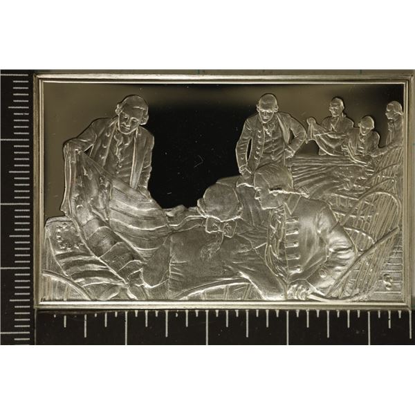 56.8 GRAMS STERLING SILVER INGOT BICENTENNIAL