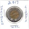 Image 1 : 2017 Canadian Toonie,Northern Lights With out Colour