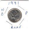 Image 1 : Canadian Quarter, RARE NO P