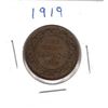 Image 1 : 1919 Canadian Large Cent Penny, King George V
