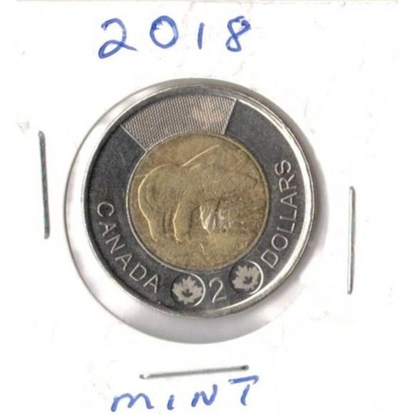 2018 Canadian Toonie, Mint