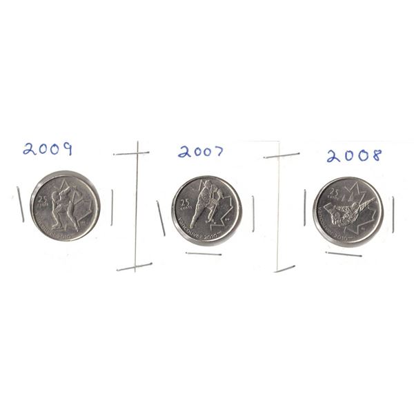 2007, 2008, 2009 Canadian Olympic , Hockey Events