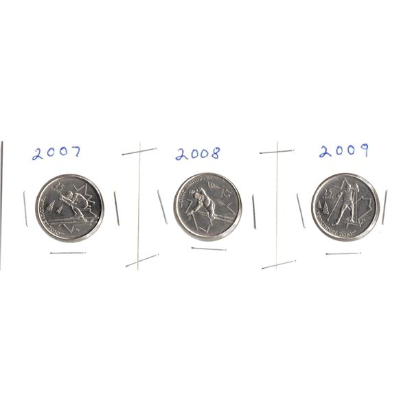 2007, 2008, 2009 Canadian Olympic Downhill Skiing