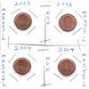 Image 1 : Canadian Small Cent Pennys, Magnetic and Non-Magnetic