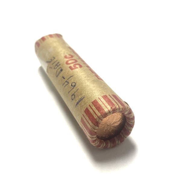 Roll of pennies, Canadian Small Cent , 1964-Date