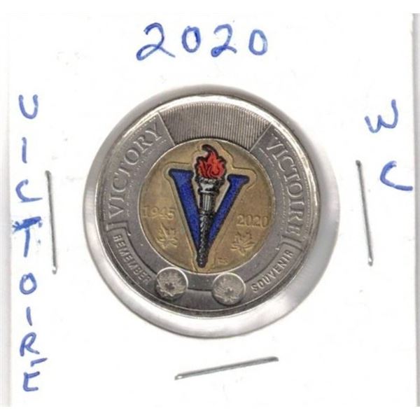 2020 Canadian Toonie, Victory With Colour