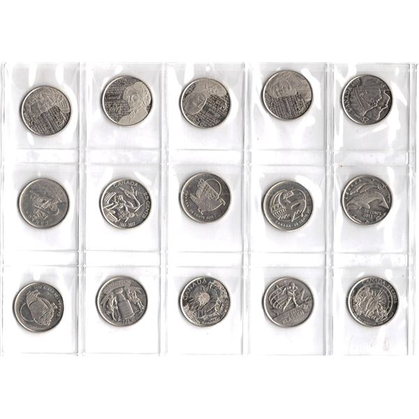 Canadian Quarters, Various Special Coins