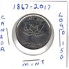 Image 1 : Canadian Half Dollar, 1867-2017, Canada Logo 150, Mint