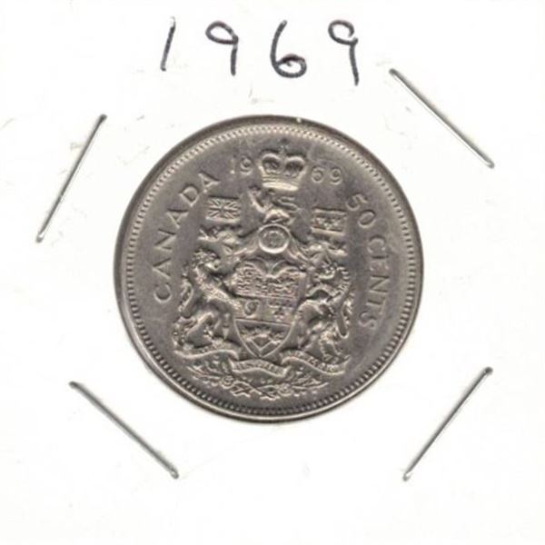 1969 Canadian Half Dollar
