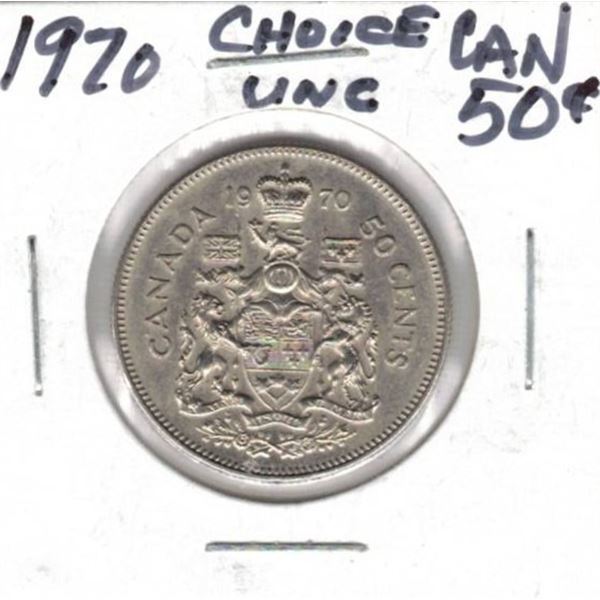 1970 Canadian Half Dollar