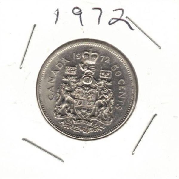 1972 Canadian Half Dollar