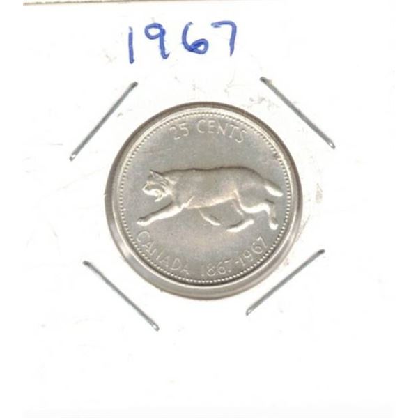Canadian Centennial Quarter-Lynx