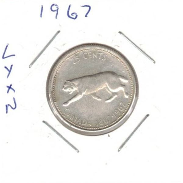 Canadian Centennial Quarter-Lynx