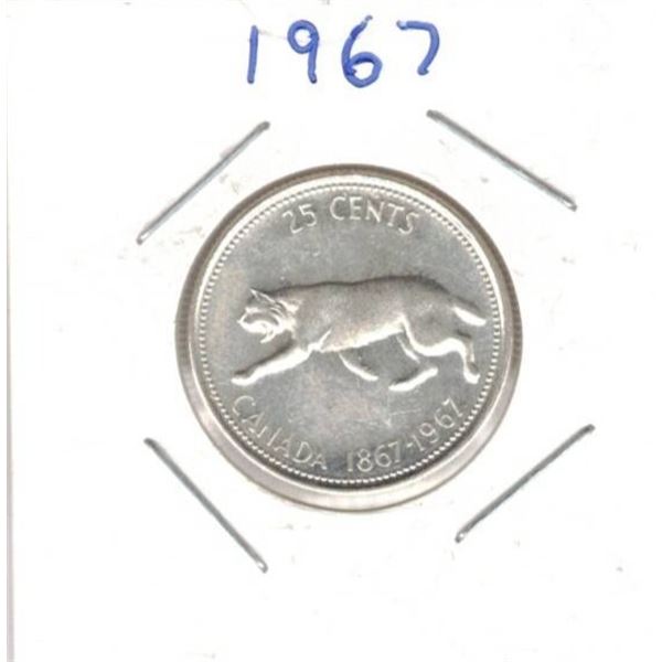 Canadian Centennial Quarter-Lynx