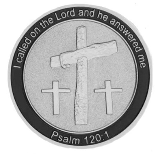 Psalm 120:1  Challenge Coin, 1.75"