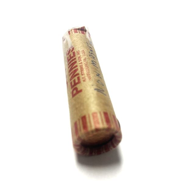 Roll of Canadian Small Cent Pennys Non-Magnetic