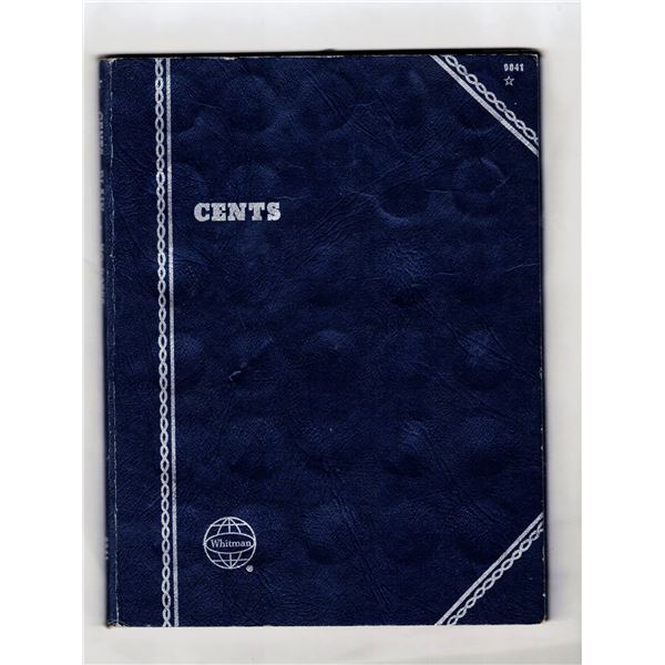 Blue Whitman Book Cents - With some coins see photos
