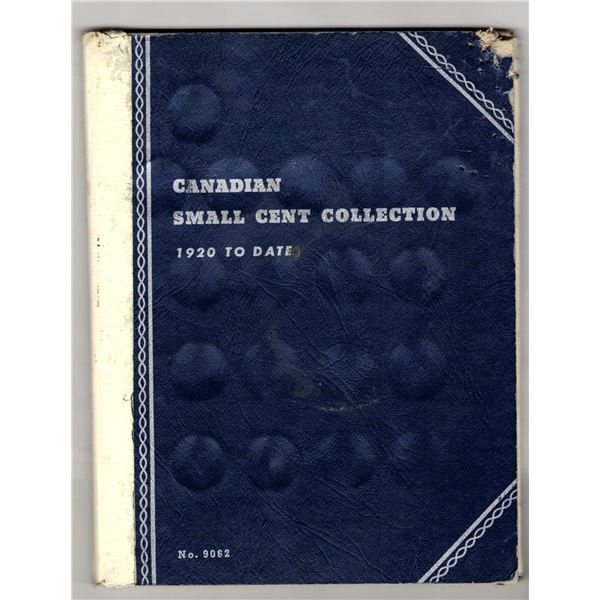 Blue Whitman Book Small Cent 1920  to Date - With some coins see photos