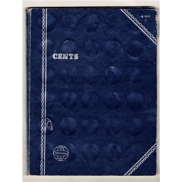 Blue Whitman Book Cents  - With some coins see photos