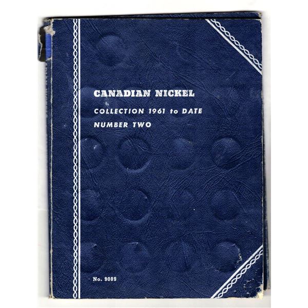 Blue Whitman Book Nickels 1961 to Date , - With some coins see photos