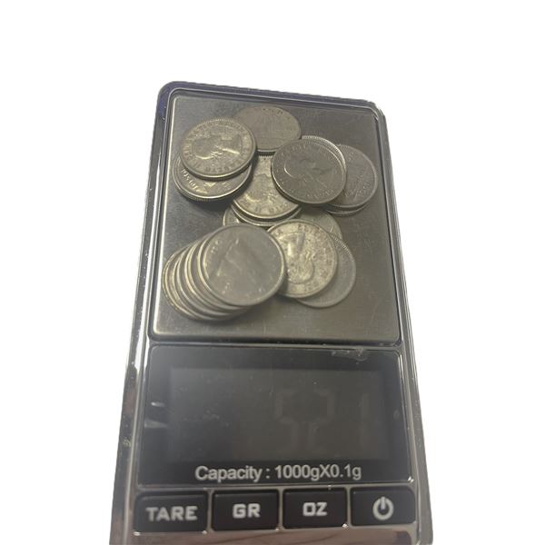 Silver Dimes,  all 1950s , 52.1 g