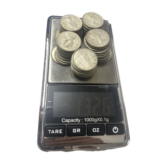 Silver Dimes , all 1960s, 132.6 g