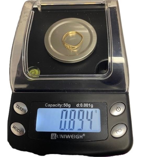 Gold Ring,  10kt  (9.7kt) , 0.9 g