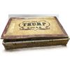Image 1 : Trump Cigar Box full of tokens and foreign coins