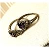 Image 2 : TWO VINTAGE AVON DESIGNER SIGNED STERLING SILVER 925 AMETHYST RING SIZE 7.25
