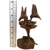 Image 1 : Two Hummingbirds Wooden Sculpture