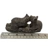 Image 3 : Soap Stone Sculpture , Two Bears