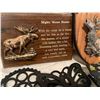 Image 2 : Hunters Prayer, Vintage Deer Relief and metal kitchen items
