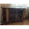 Image 2 : Mid Century Modern Bar / Glass Door Cabinet