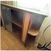 Image 3 : Mid Century Modern Bar / Glass Door Cabinet