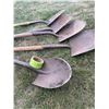 Image 3 : FIVE Shovels , metal