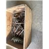 Image 2 : Items as shown in wooden box,  lot of large nails