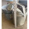 Image 2 : Collection of Metal Items,  Vintage, galvanized metal watering can