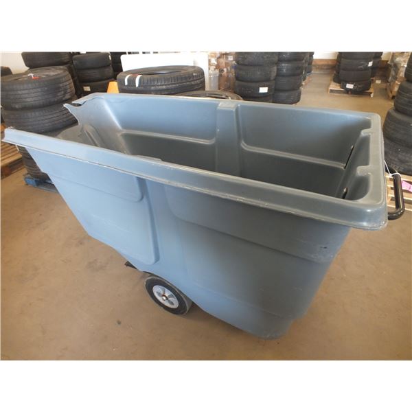 Garbage Tilt Can On Wheels