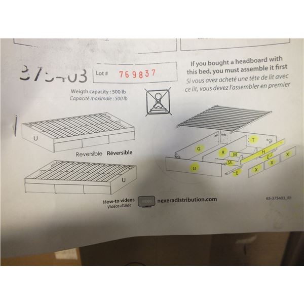 Queen Sized Bed Platform