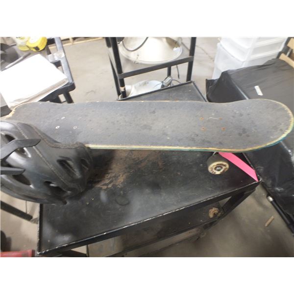 Skateboard w/ Helmet