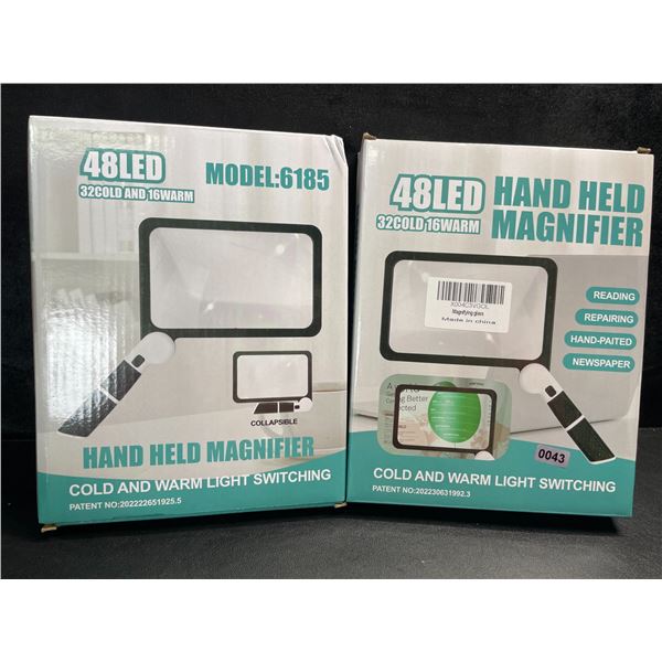 2 Hand Held Magnifier Tools - New