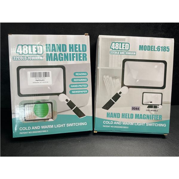 2 Hand Held Magnifier Tools - New