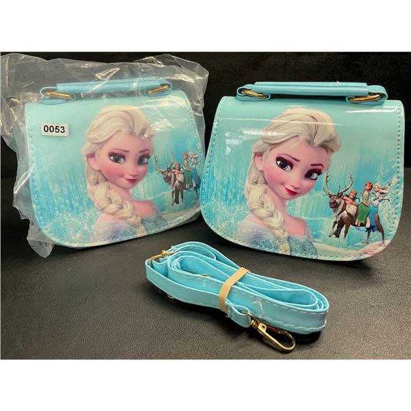 2 Disney Frozen Princess Elsa Crossbody Bags/Purses for Little Girls - Brand New