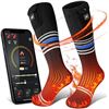 Image 1 : 1 Pair of Matkao Smart App Heated Socks - Size Large - w/ Rechargeable Battery Packs - Brand New