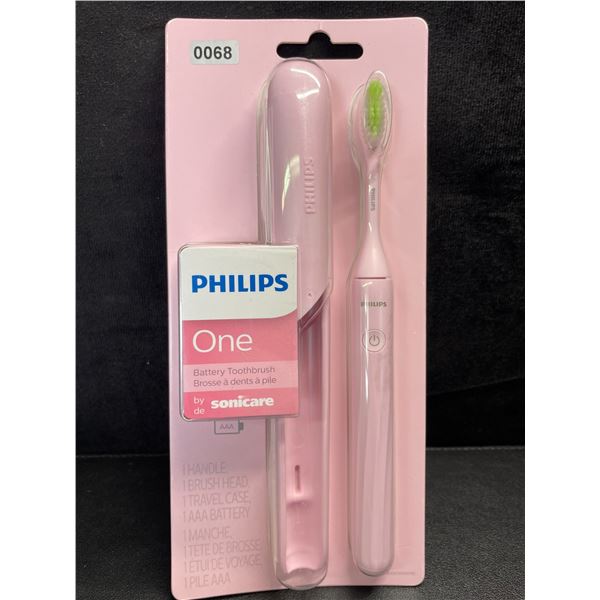 1 Philips One Battery Electric Toothbrush by Sonicare - Pink - New Sealed