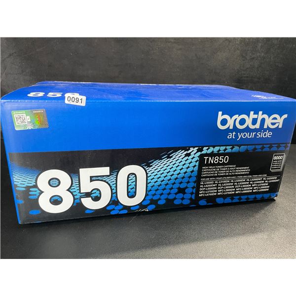 1 Brother Genuine TN850 Toner Printer Cartridge - Brand New Sealed!